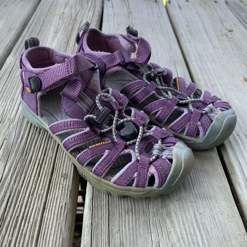 KEEN Kids Newport H2 Waterproof Sandals Purple Size 13 Girls Outdoor Play Creek
